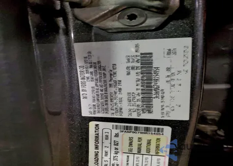 2017 Ford Fusion S из США, поврежденный, VIN 3FA6P0G79HR154054